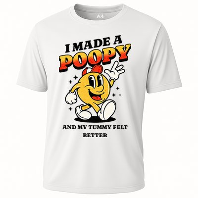 I Made A Poopy And My Tummy Felt Better Adult Humor Meme Performance Shirt