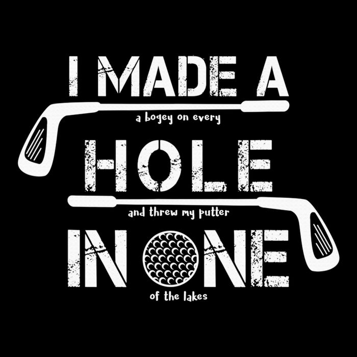 I Make A Hole In One Funny Golf Lover Golfer Golfing Life 16 in Basic Backpack