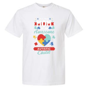 I M A Proud Mom Of An Awesome Autism Awareness Great Gift Garment-Dyed Heavyweight T-Shirt