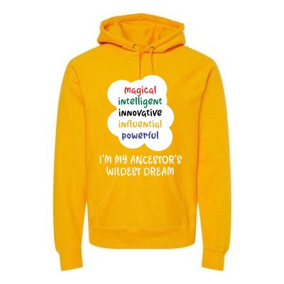 I'm My Ancestor's Wildest Dream Gift Premium Hoodie