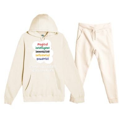 I'm My Ancestor's Wildest Dream Gift Premium Hooded Sweatsuit Set