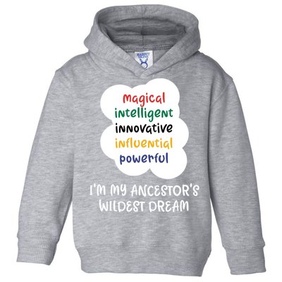 I'm My Ancestor's Wildest Dream Gift Toddler Hoodie