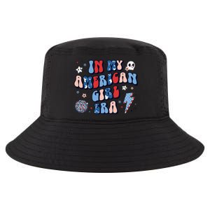 In My American Girl Era Retro 4th Of July Fourth Groovy Cool Comfort Performance Bucket Hat