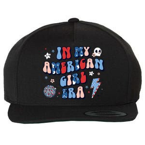 In My American Girl Era Retro 4th Of July Fourth Groovy Wool Snapback Cap