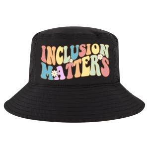 Inclusion Matters Autism Awareness Retro Floral Cool Comfort Performance Bucket Hat