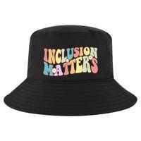 Inclusion Matters Autism Awareness Retro Floral Cool Comfort Performance Bucket Hat
