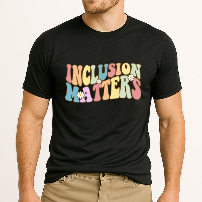 Inclusion Matters Autism Awareness Retro Floral Performance Shirt