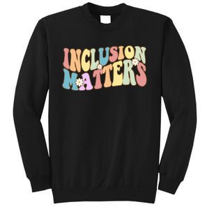 Inclusion Matters Autism Awareness Retro Floral Sweatshirt