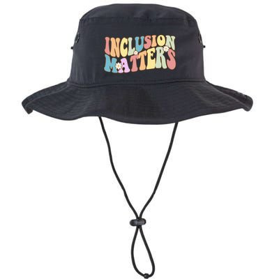 Inclusion Matters Autism Awareness Retro Floral Bucket Hat