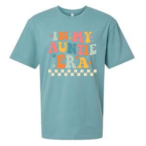 In My Auntie Era Announcement Favorite Aunt Mother  Sueded Cloud Jersey T-Shirt