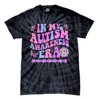 In My Autism Awareness Era Retro Disco In April We Wear Blue Tie-Dye T-Shirt