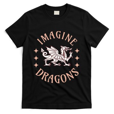 Imagine Magical And Mythical Fantasy Dragons For T-Shirt