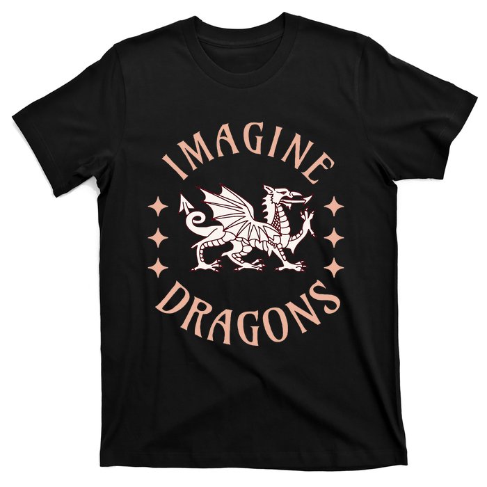 Imagine Magical And Mythical Fantasy Dragons For T-Shirt