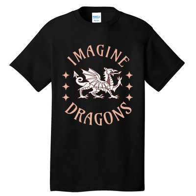 Imagine Magical And Mythical Fantasy Dragons For Tall T-Shirt