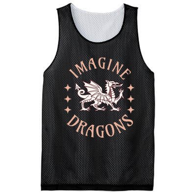 Imagine Magical And Mythical Fantasy Dragons For Mesh Reversible Basketball Jersey Tank