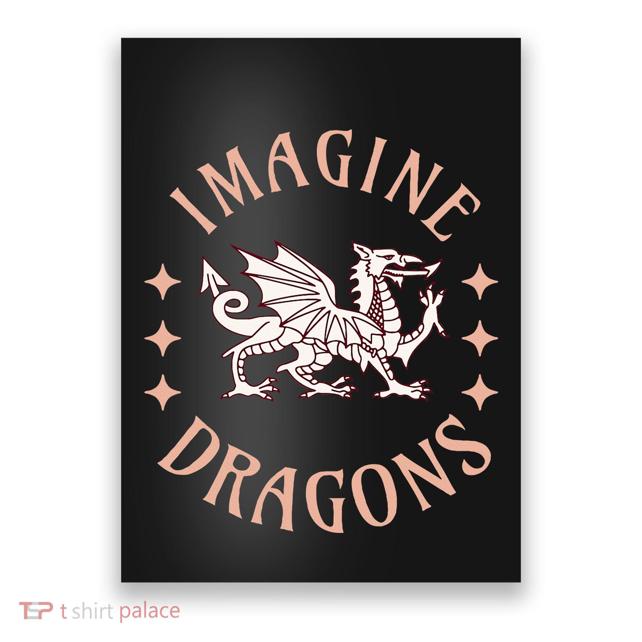 Imagine Magical And Mythical Fantasy Dragons For Poster