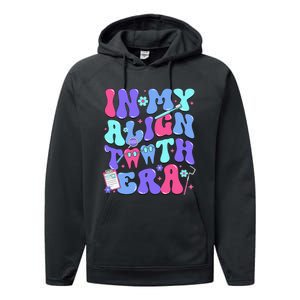 In My Align Teeth Era Dental Hygienist Dental Hygiene Month Performance Fleece Hoodie