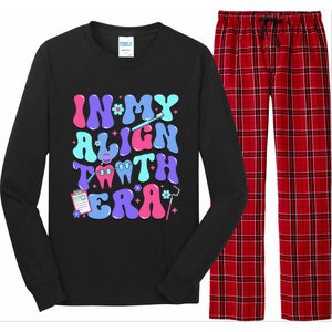 In My Align Teeth Era Dental Hygienist Dental Hygiene Month Long Sleeve Pajama Set