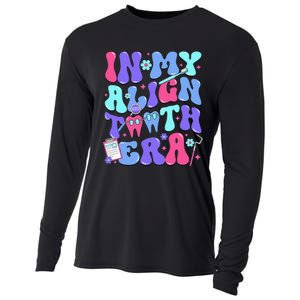 In My Align Teeth Era Dental Hygienist Dental Hygiene Month Cooling Performance Long Sleeve Crew