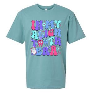 In My Align Teeth Era Dental Hygienist Dental Hygiene Month Sueded Cloud Jersey T-Shirt