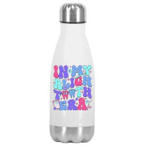 In My Align Teeth Era Dental Hygienist Dental Hygiene Month Stainless Steel Insulated Water Bottle