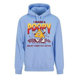 I Made A Poopy And My Tummy Felt Better Adult Humor Meme Unisex Surf Hoodie