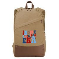 In My American Era Festive 4th Of July Summer Cotton Canvas Backpack