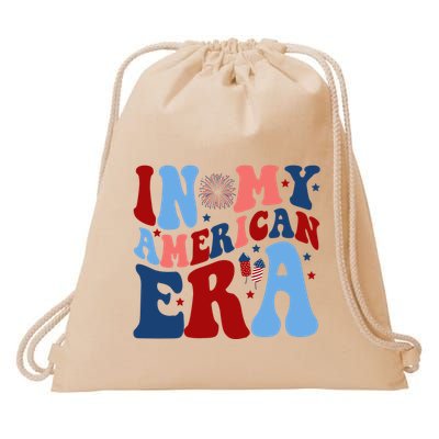 In My American Era Festive 4th Of July Summer Drawstring Bag
