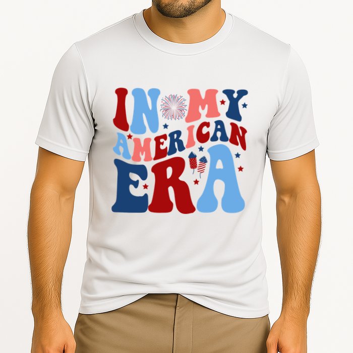 In My American Era Festive 4th Of July Summer Cooling Performance Crew T-Shirt