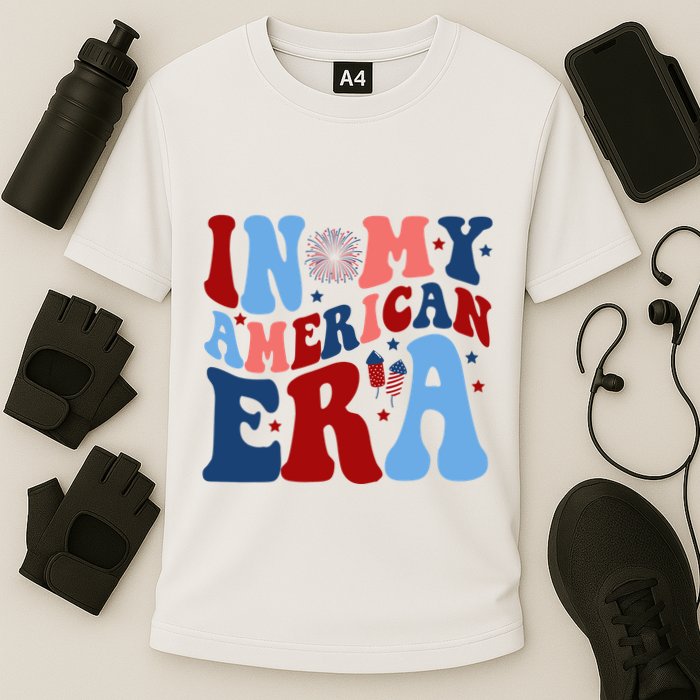 In My American Era Festive 4th Of July Summer Cooling Performance Crew T-Shirt