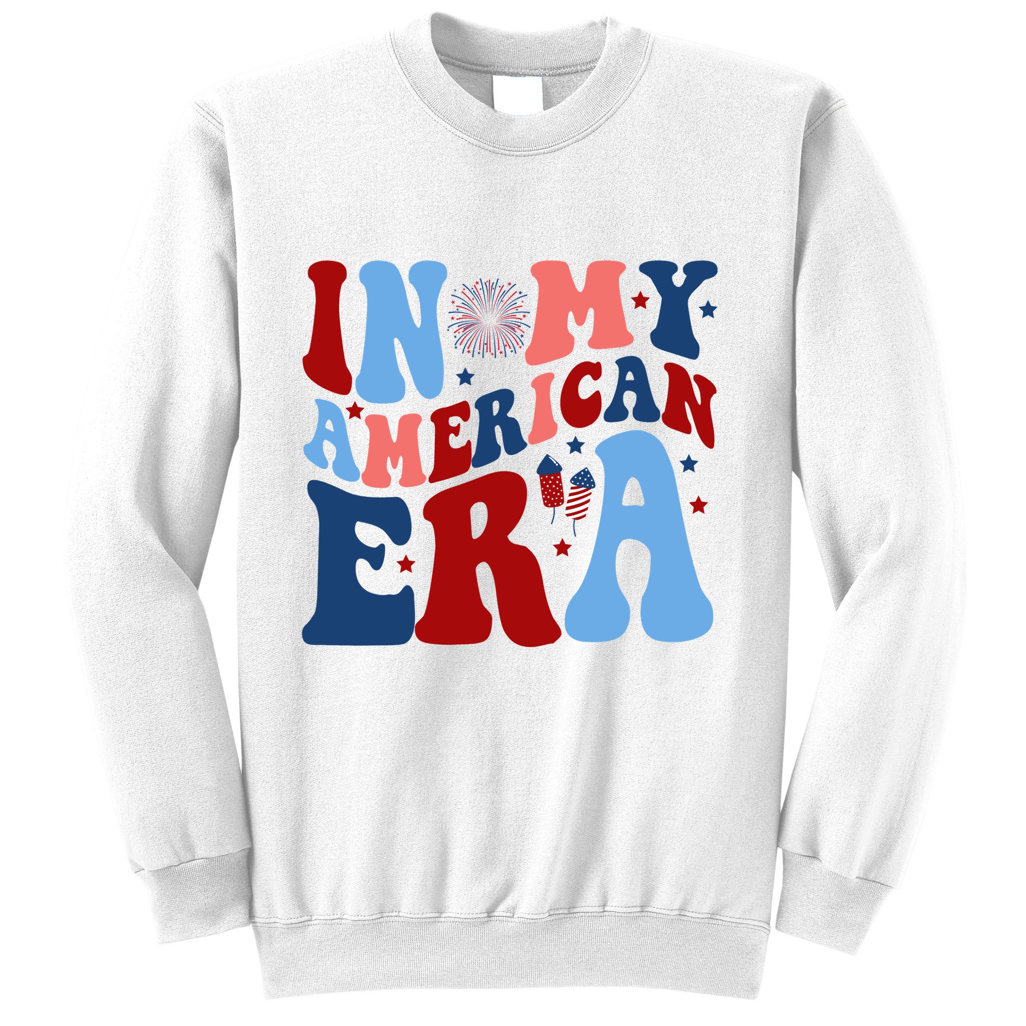 In My American Era Festive 4th Of July Summer Sweatshirt