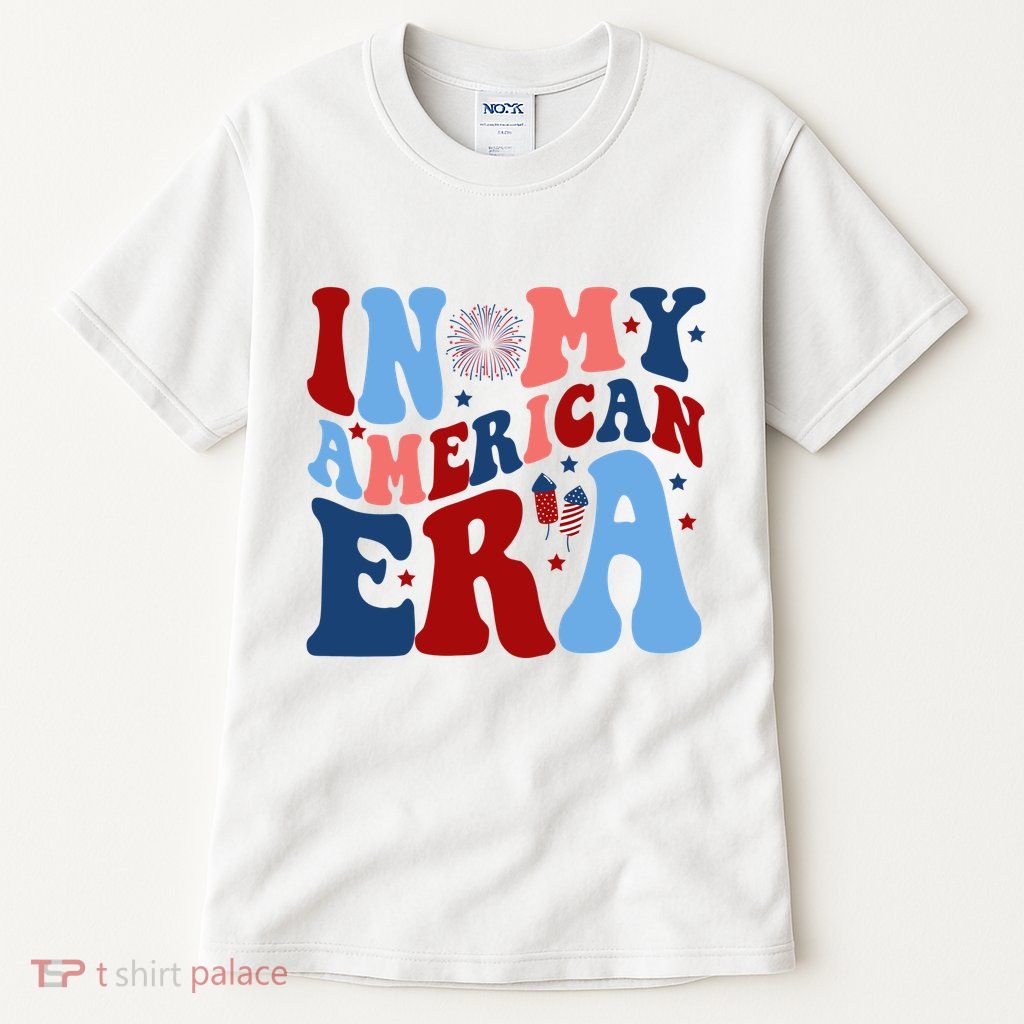 In My American Era Festive 4th Of July Summer Tall T-Shirt