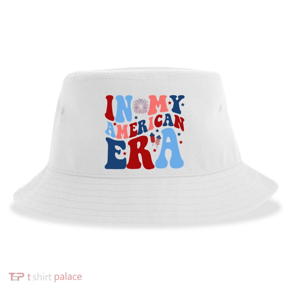 In My American Era Festive 4th Of July Summer Sustainable Bucket Hat