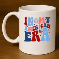 In My American Era Festive 4th Of July Summer 11oz C Handle Ceramic Mug