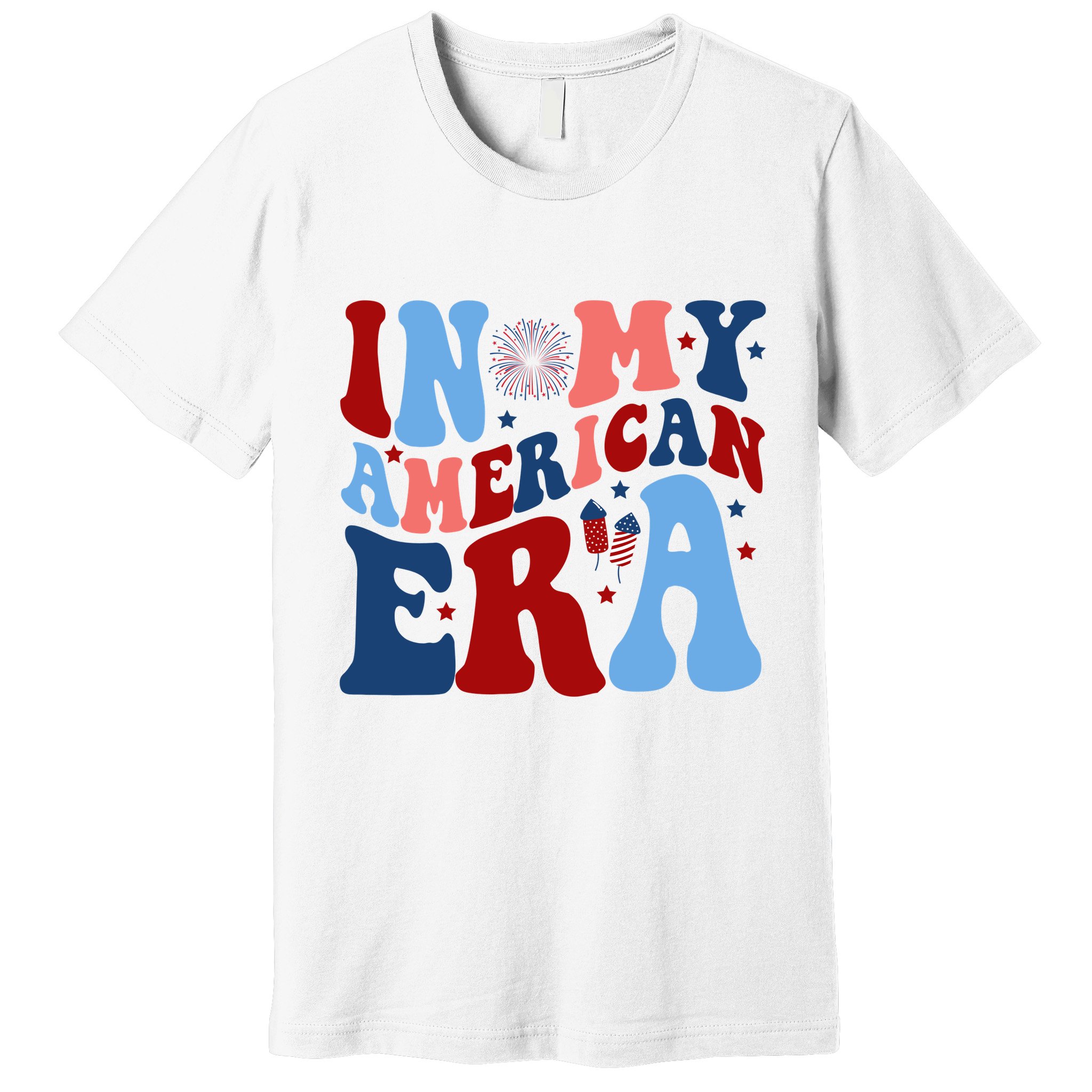 In My American Era Festive 4th Of July Summer Premium T-Shirt
