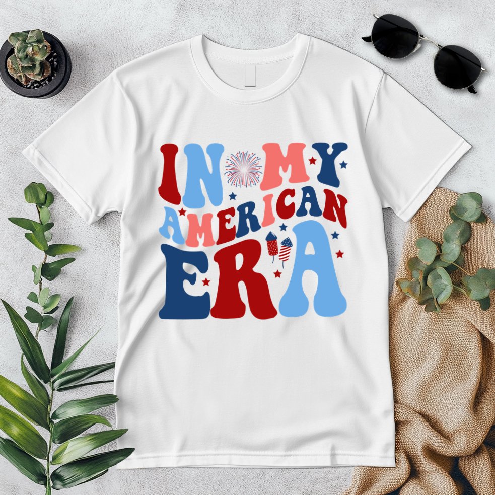 In My American Era Festive 4th Of July Summer Premium T-Shirt