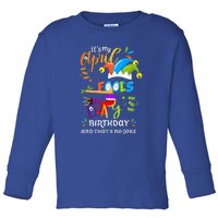 It's My April Fool's Day Birthday Funny April Fool's Day Toddler Long Sleeve Shirt