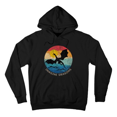 Imagine Magical And Mythical Fantasy Dragons Hoodie