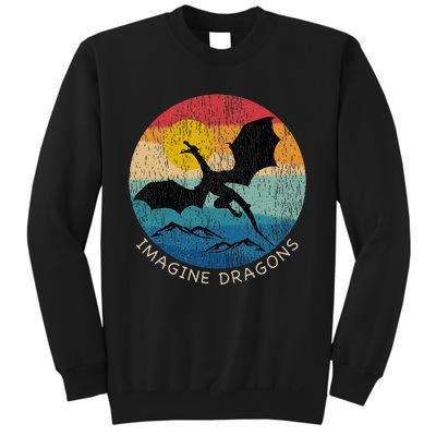 Imagine Magical And Mythical Fantasy Dragons Sweatshirt