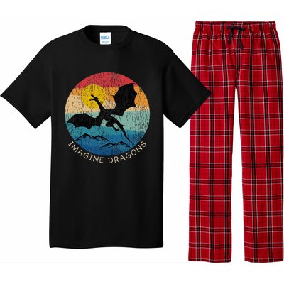 Imagine Magical And Mythical Fantasy Dragons Pajama Set