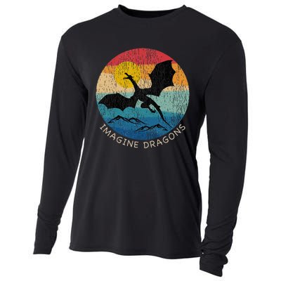 Imagine Magical And Mythical Fantasy Dragons Cooling Performance Long Sleeve Crew