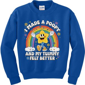 I Made A Ppy And My Tummy Felt Better Kids Sweatshirt