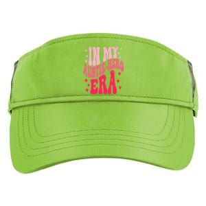 In My Auntie Hero Era Groovy Aunt Mothers Day Adult Drive Performance Visor