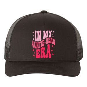 In My Auntie Hero Era Groovy Aunt Mothers Day Yupoong Adult 5-Panel Trucker Hat