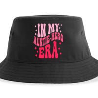 In My Auntie Hero Era Groovy Aunt Mothers Day Sustainable Bucket Hat