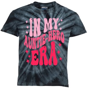 In My Auntie Hero Era Groovy Aunt Mothers Day Kids Tie-Dye T-Shirt