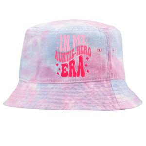 In My Auntie Hero Era Groovy Aunt Mothers Day Tie-Dyed Bucket Hat