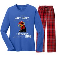 If Mama AinT Happy AinT Nobody Happy If Grandma AinT Women's Long Sleeve Flannel Pajama Set 