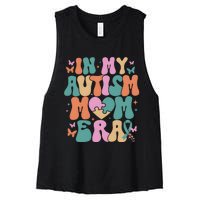 In My Autism Mom Era Neurodiversity Mom Women's Racerback Cropped Tank