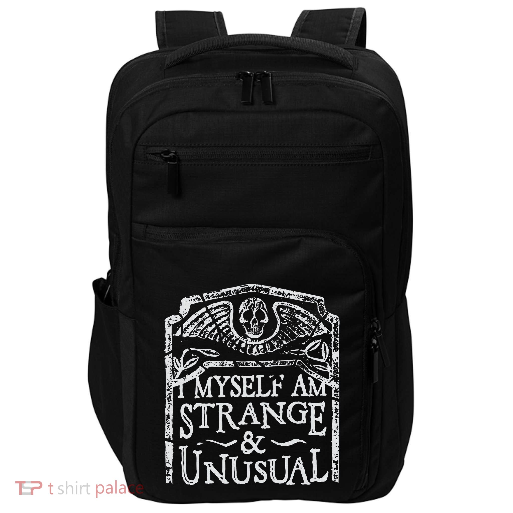 I Myself Am Strange And Unusual Impact Tech Backpack